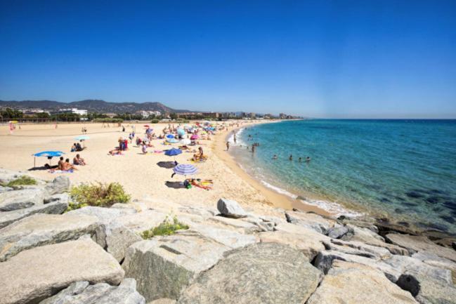 Luxury Beach Apartment, Next To The Sea Premiá de Mar Zewnętrze zdjęcie